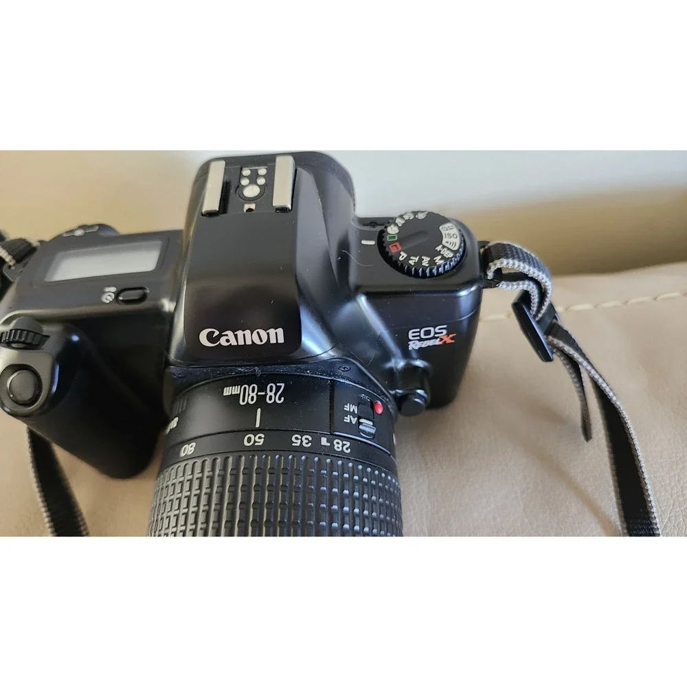 Canon EOS Rebel X 35mm Film Camera W/ Sigma 28-80 Lens & Speedlite 200E And Bag. - Picture 7 of 16